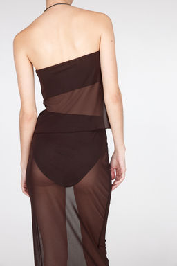 Top bandeau en malla transparente - H&m фото 4