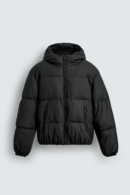 RUBBERISED CONTRAST PUFFER JACKET - Zara фото 5