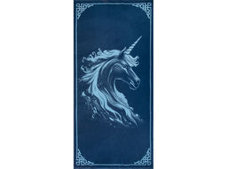 Полотенце махровое 6с102.411ж1 Огненный единорог(джинс) 67х150см