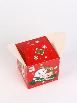 Набор подарочных новогодних коробок 3 шт. «Мультики», 12×12×12 см