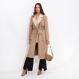 Сумка-мессенджер на магните, цвет бежевый - Simaland фото 8