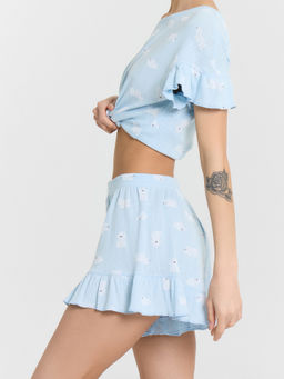 КОМПЛЕКТ ЖЕНСКИЙ (ФУТБОЛКА, ШОРТЫ) - Mark formelle фото 10