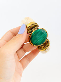 Украшение Браслет кость буйвола №505/10 - Ганг фото 3