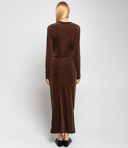 Платье #КТ1074, шоколадный - Dommod фото 5