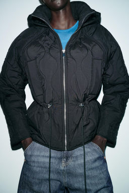 HOODED PUFFER JACKET - Zara фото 12