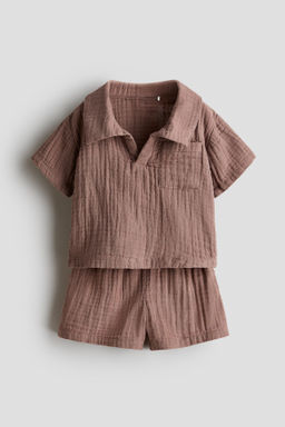 Conjunto de 2 piezas en muselina de algod?n - H&m фото 3