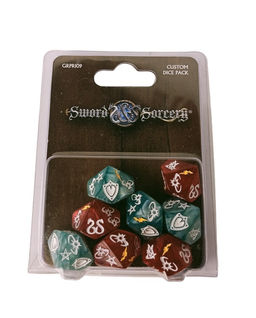 GaGa. Наст. игра "Клинок и колдовство.Набор кубиков" (Sword & Sorcery) арт.GG125 1290
