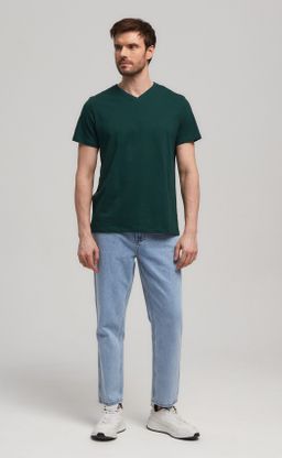 Футболка F111-6000b-V d.green - Fine joyce фото 4