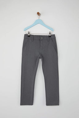 Lacivert Duz/Basic Regular Dokuma Erkek Cocuk Okul Pantolonu TKDAW26PL00000 - Trendyolmilla фото 4