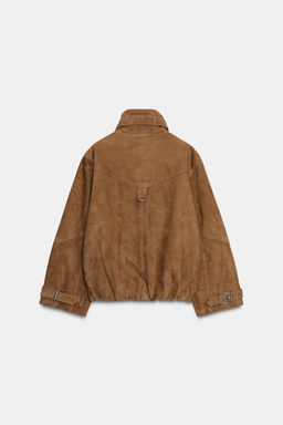 SUEDE LEATHER JACKET ZW COLLECTION LIMITED EDITION - Zara фото 5