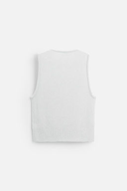 WOOL BLEND KNIT VEST - Zara фото 7