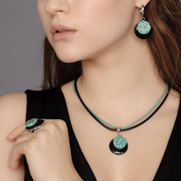 Серьги из муранского стекла MINT ECLIPSE LS3235 - Vloes фото 4