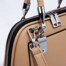 Сумка-саквояж на молнии, цвет бежевый - Simaland фото 8