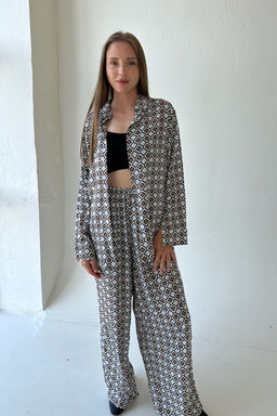 Костюм женский SET001/13/Серый, черный, белый - M&G all natural фото 2