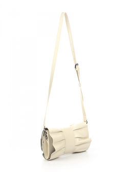 LACCOMA сумка АУ4725-П-молочный натуральная кожа хлопок