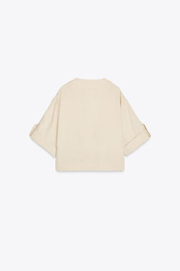 TURN-UP SLEEVE JACKET - Zara фото 15