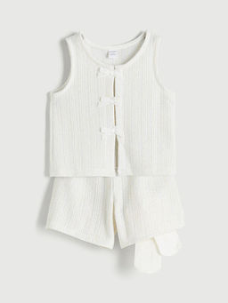 Bisiklet Yaka K?z ?ocuk 3l? Tak?m