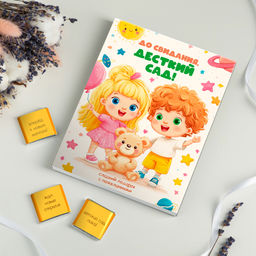 Набор 12 шоколадок "До свидания десткий сад!"