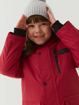 Парка демисезонная Томат - Bungly фото 15