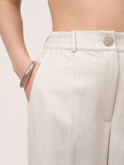 Брюки из вискозы 100225 бежевые - SULTA фото 4