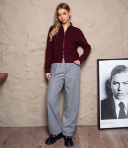 Джемпер #КТ23 (4), тёмно-бордовый - Dommod фото 4