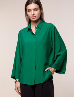 VILATTE / Блузка из лиоцелла с вискозой  фото 4