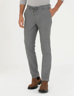 Gri Slim Fit Kanvas Pantolon - Pierre cardin фото 2