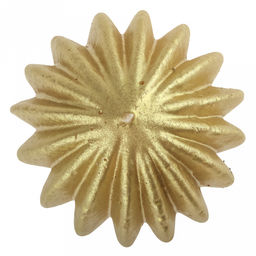 Свеча Шарик-фонарик д6,5см, h7см, золотой, время горения 6 часов (Россия) - Домашняя мода фото 3