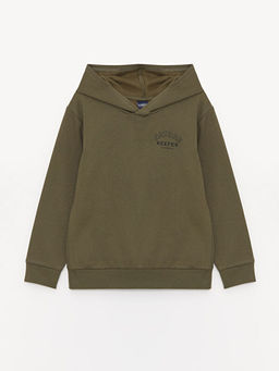 Kap??onlu Erkek ?ocuk Sweatshirt