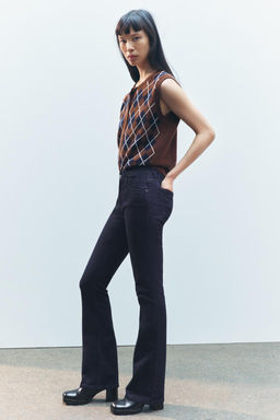 ZW COLLECTION BOOTCUT LOW-RISE JEANS - Zara фото 3