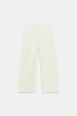 PANTAL?N ANCHO / Crudo medio - Zara фото 6