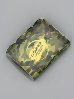 Цена за 5 шт. Коробка для печенья 23 Февраля, 14?10.5?2.5 см