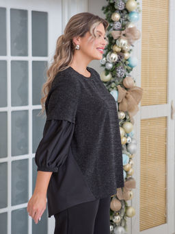 Блузка 1319-1 черный