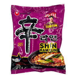Лапша б/п Шин Рамен острая со вкусом Том Ям Shin Ramyun Tom Yum Nongshim, Корея, 123 г Акция