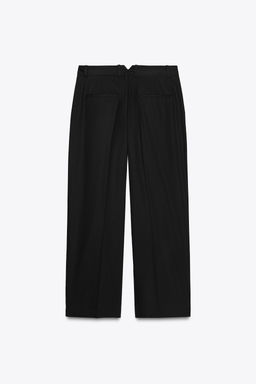 POPLIN TROUSERS WITH PLEATS - Zara фото 17