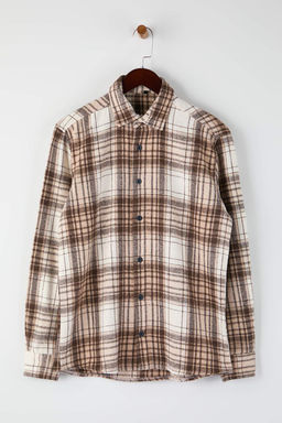 Kahverengi Regular Erkek Gomlek TMNAW26GO00037 - Trendyolmilla фото 7