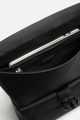 RUBBERISED BACKPACK WITH FLAP - Zara фото 32