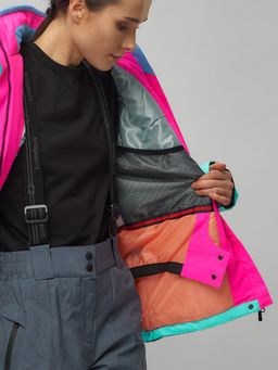 Горнолыжный костюм женский бирюзового цвета 02282Br - Chunmai фото 14