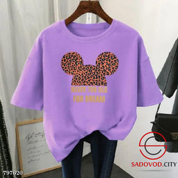 Футболка женская с рисунком (большой размер)