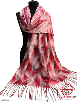 Палантин теплый зимний