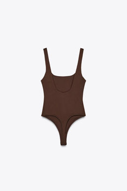 POLYAMIDE STRAPPY BODYSUIT - Zara фото 39