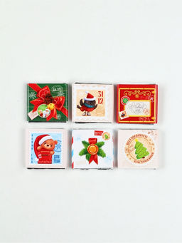 Шоколад новогодний молочный Почта, 6 шт., 5 г