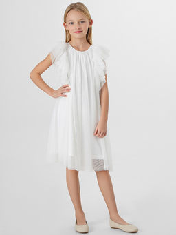 Нарядное платье для девочек белое - Mark formelle фото 2