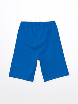 Beli Lastikli Bask?l? Erkek ?ocuk Pijama ?ort - Waikiki фото 2