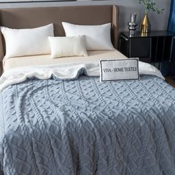 Плед Fluffy/Пушистый бамбуковая микрофибра FL015 150*200 - Ситрейд фото 4