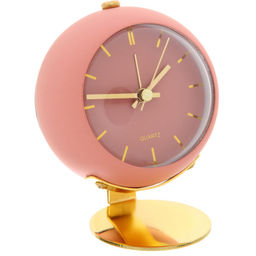 Будильник "ALICE" 8,5*5см розовый