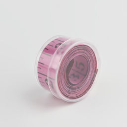 Цена за 12 шт. Сантиметровая лента портновская, в футляре, 1.7×150 см (см/дюймы), МИКС