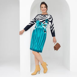 Платье Мыслить позитивно (магия бирюзы) - Charutti фото 2