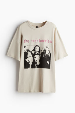 Camiseta oversize con motivo estampado - H&m фото 5