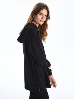 D?z Oversize Kad?n Hoodie